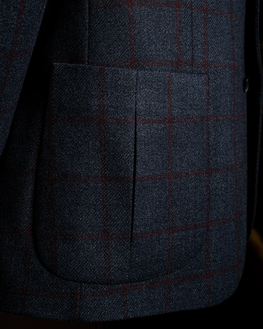 Giotto Sportive Blue Checked Jacket