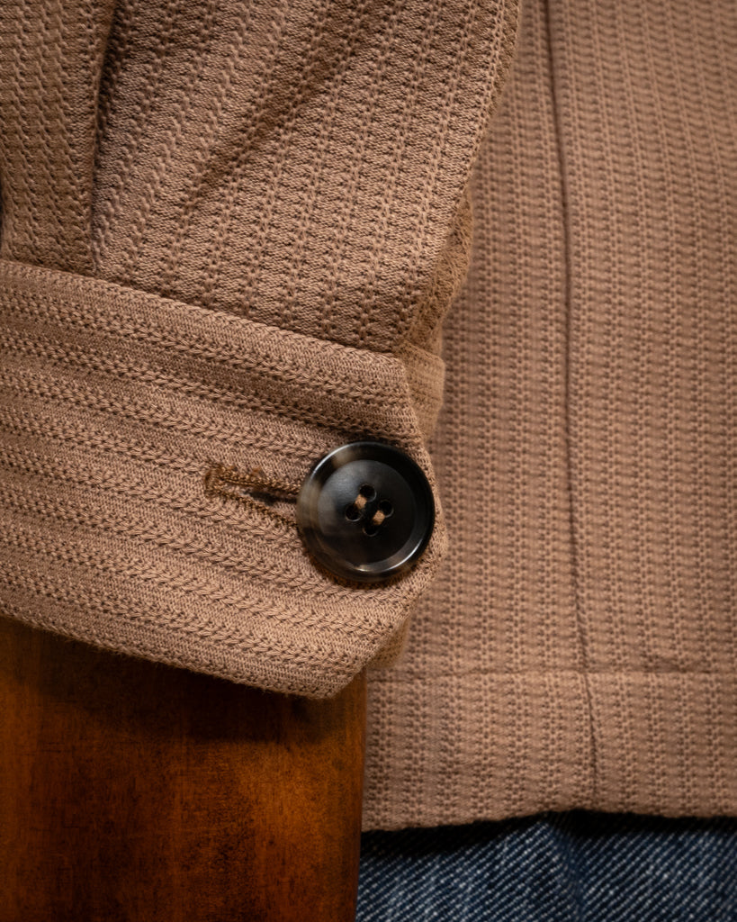 Giacca Casual Khaki a Costine