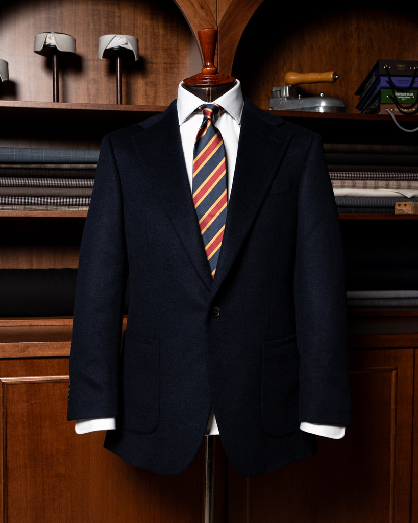 Giacca Casual Modernico Lana Blu