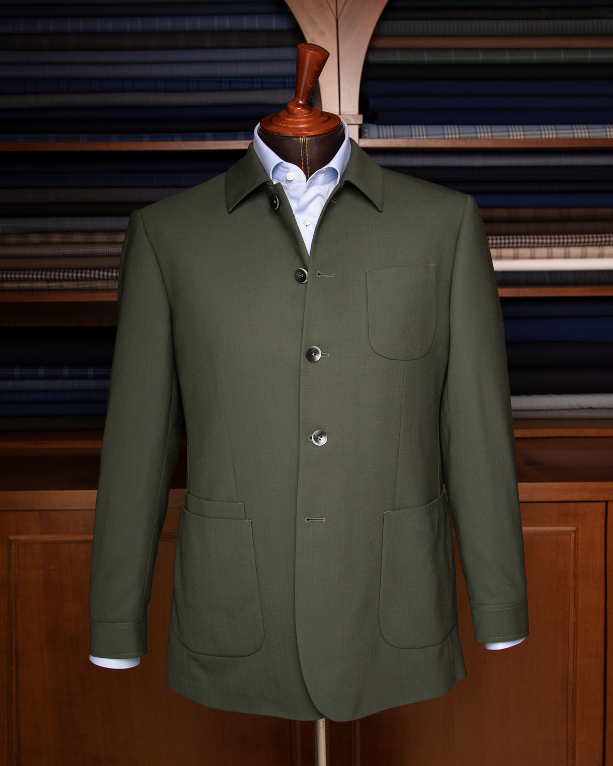 Giacca Casual Verde Bosco
