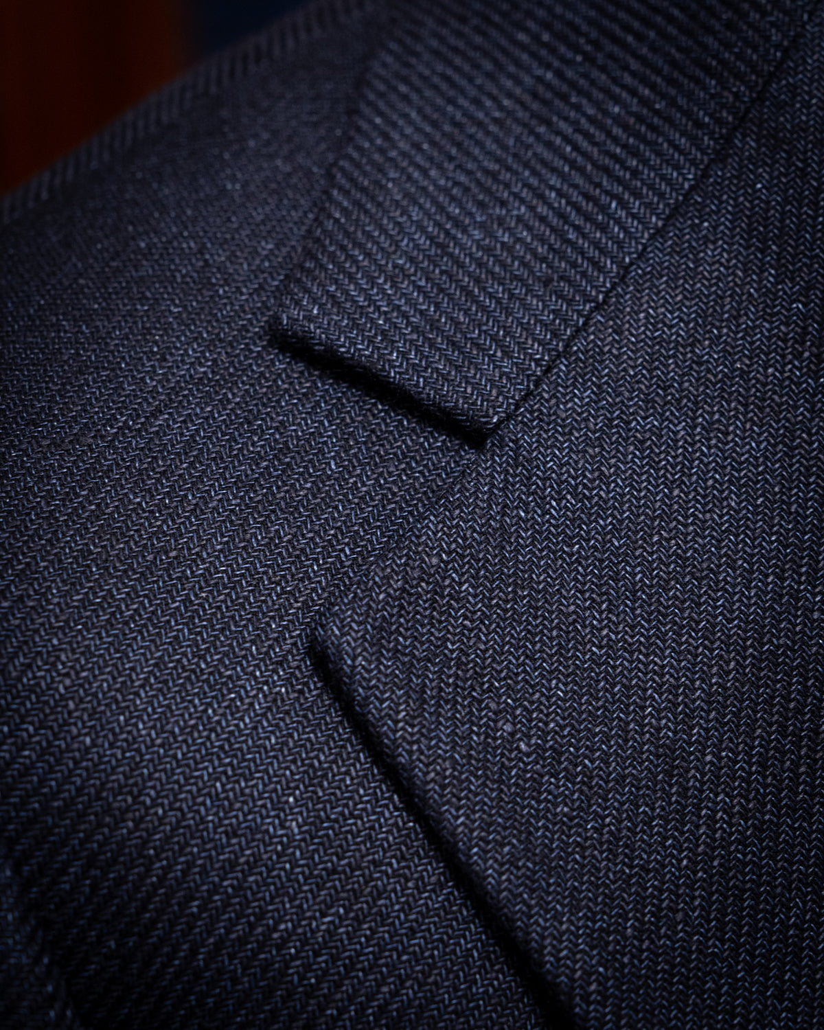 Giacca Giotto Blu Lino Cotone