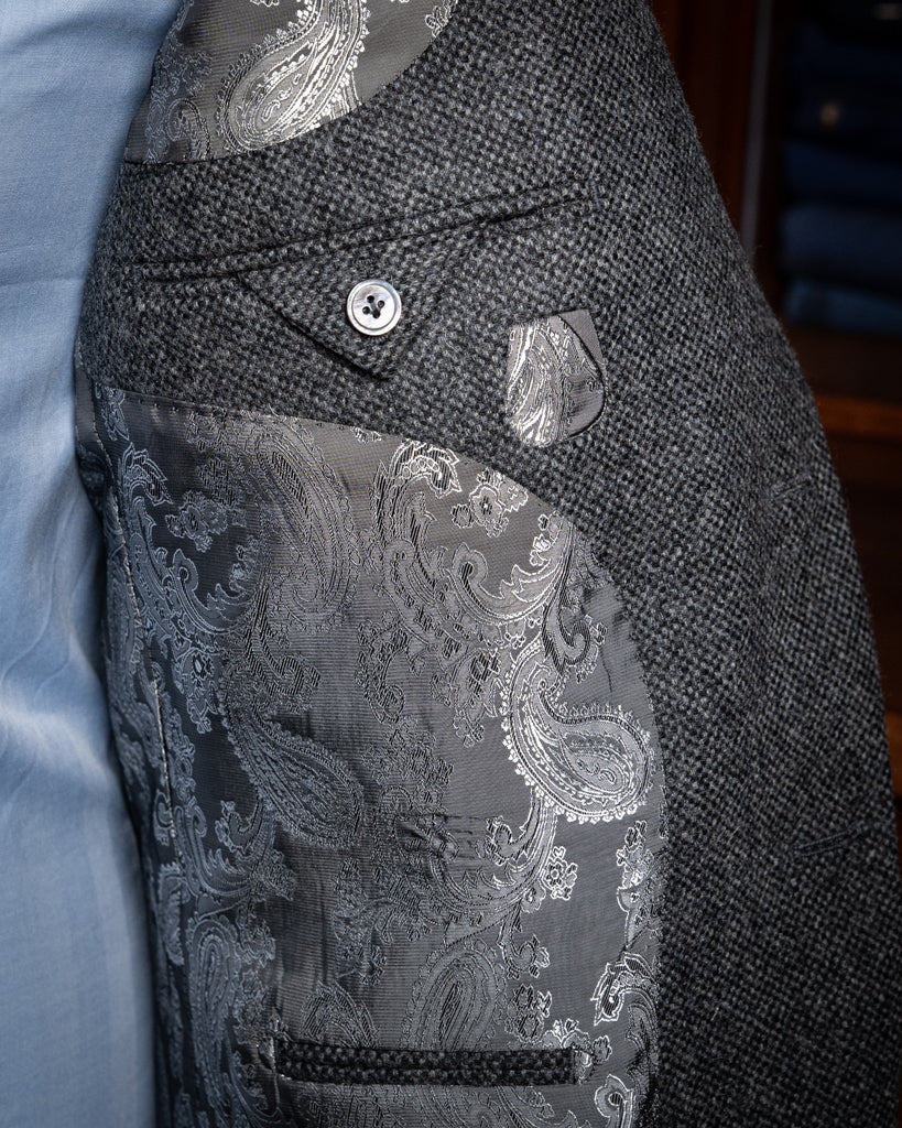 Giotto Gray Bird's Eye Jacket