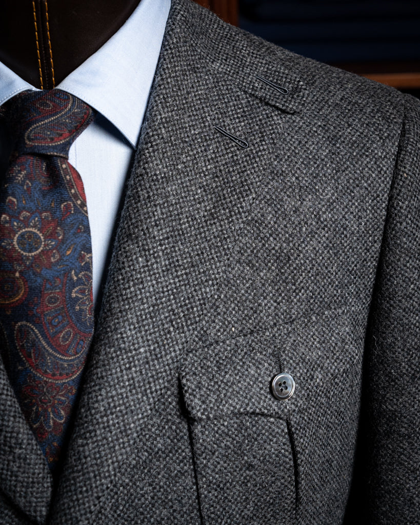 Giotto Gray Bird's Eye Jacket