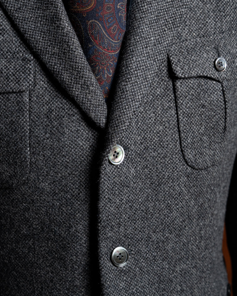Giotto Gray Bird's Eye Jacket