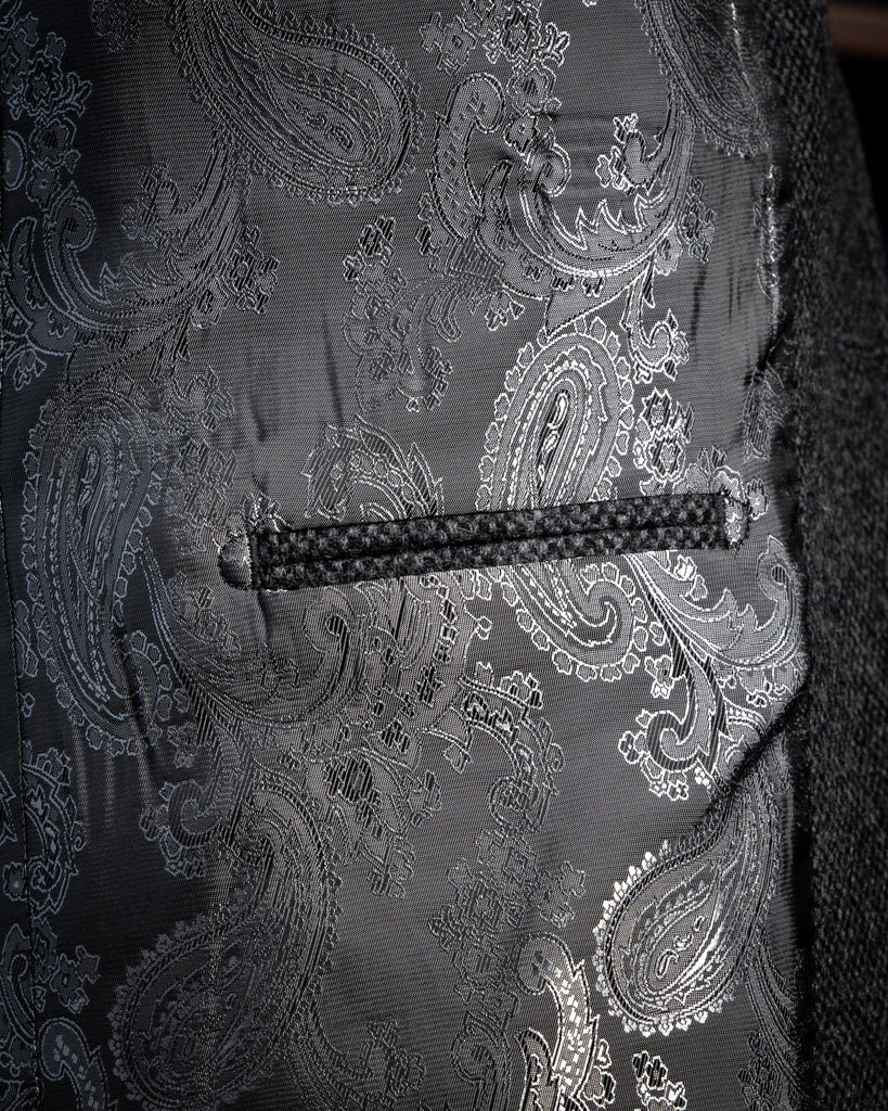 Giotto Gray Bird's Eye Jacket