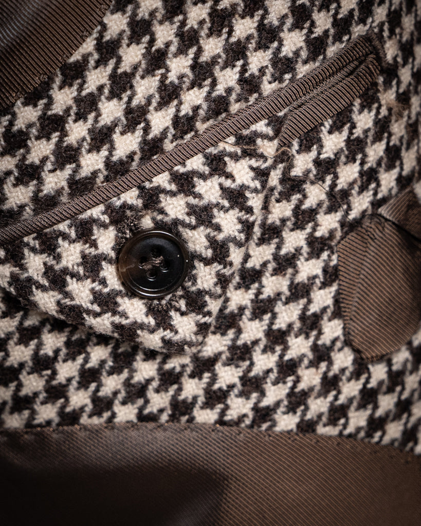 Giacca Giotto Pied de Poule Beige e Marrone