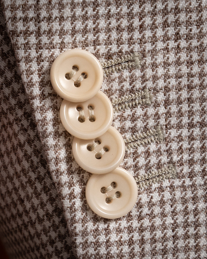 Giotto Houndstooth Coffee Jacket