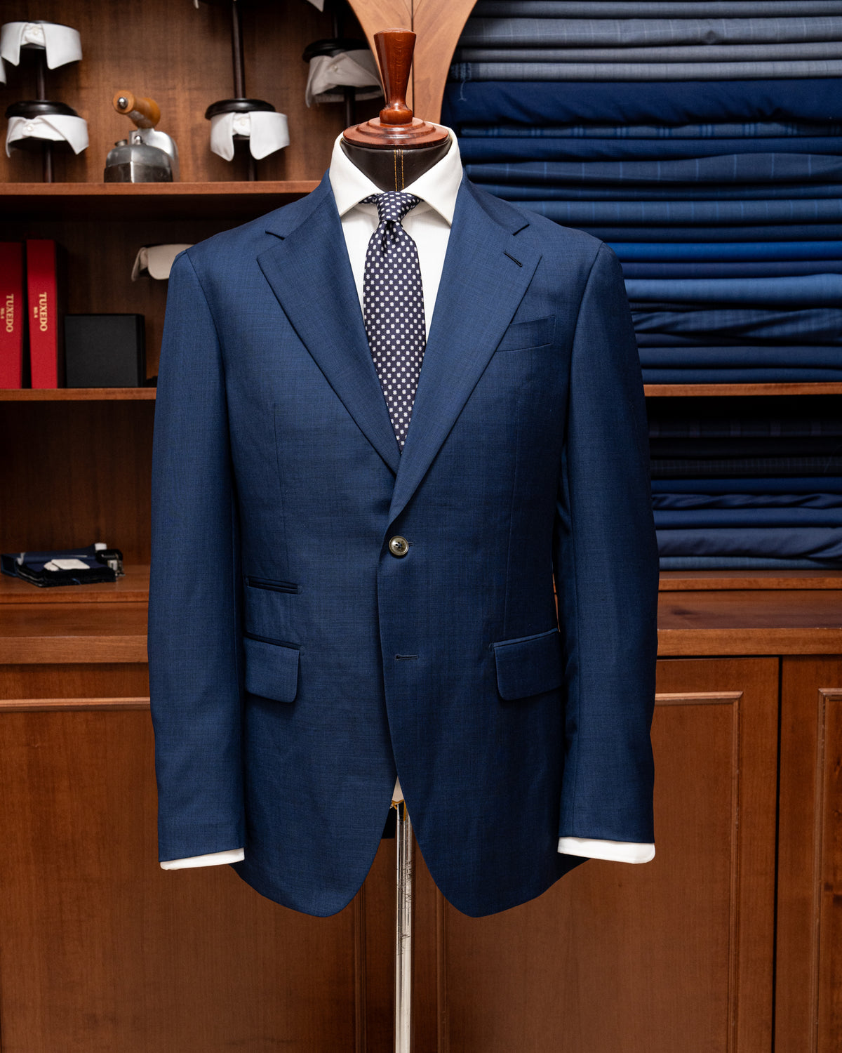 Giacca Giotto Twill Blu Notte Sfoderata