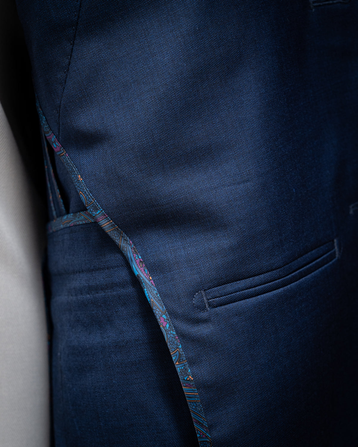 Giacca Giotto Twill Blu Notte Sfoderata