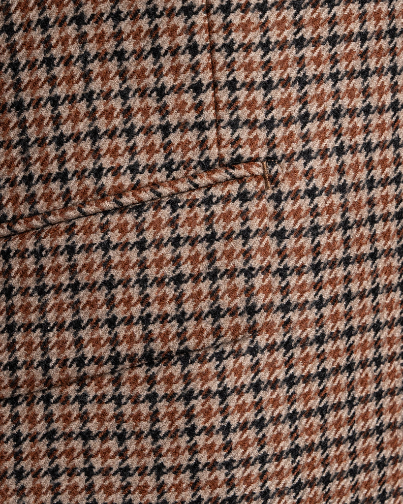 Giacca Modernico Pied de Poule Marrone