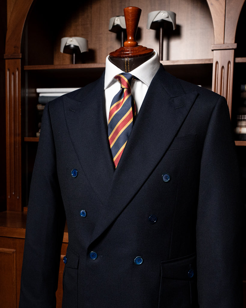 Giacca Perugino Hopsack Blu Dalsarto