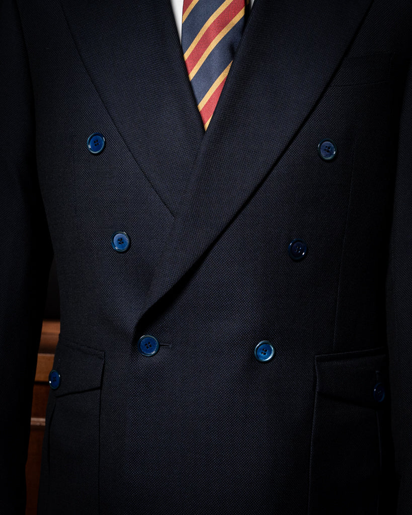 Giacca Perugino Hopsack Blu Dalsarto