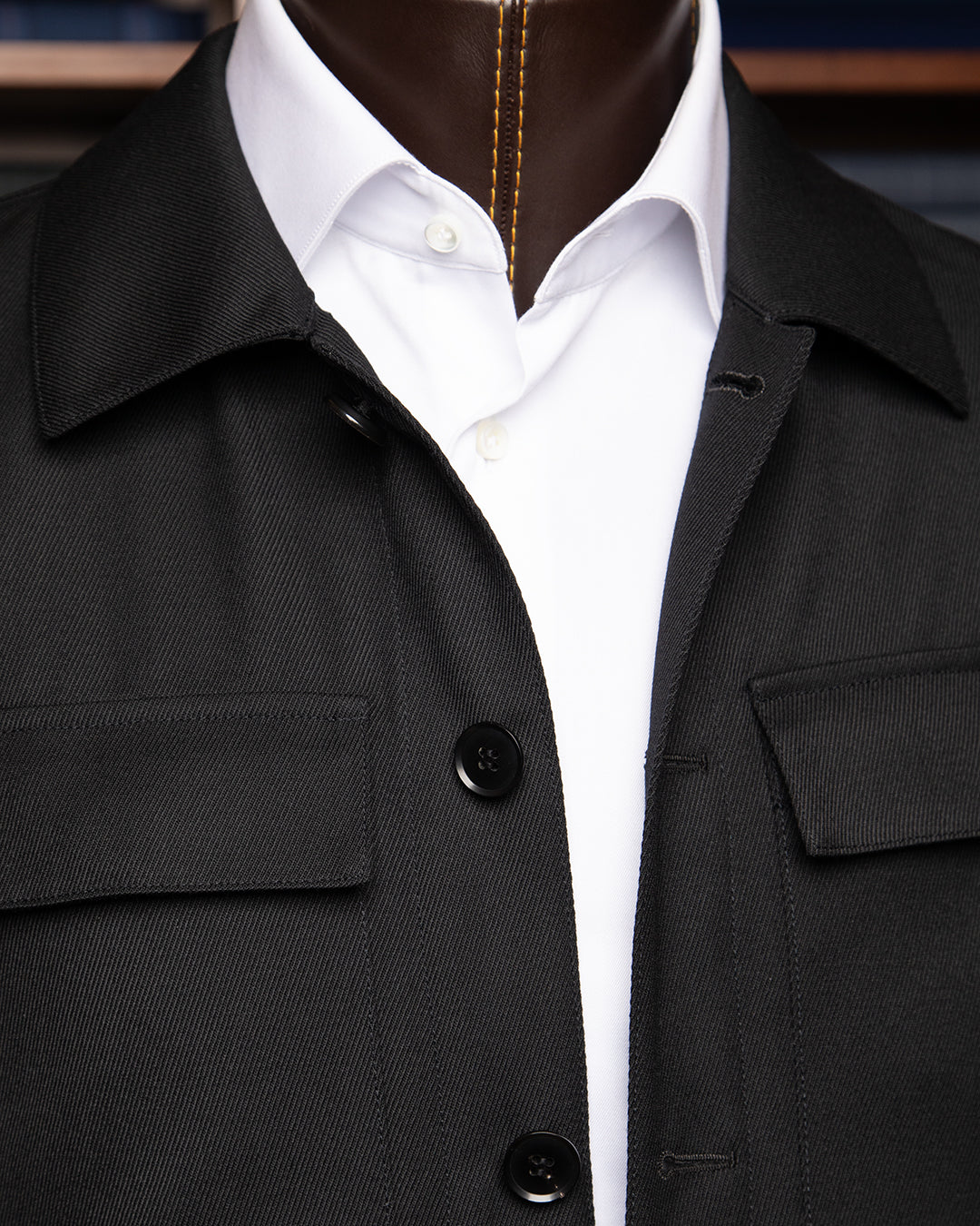 Black Wool Sports Jacket