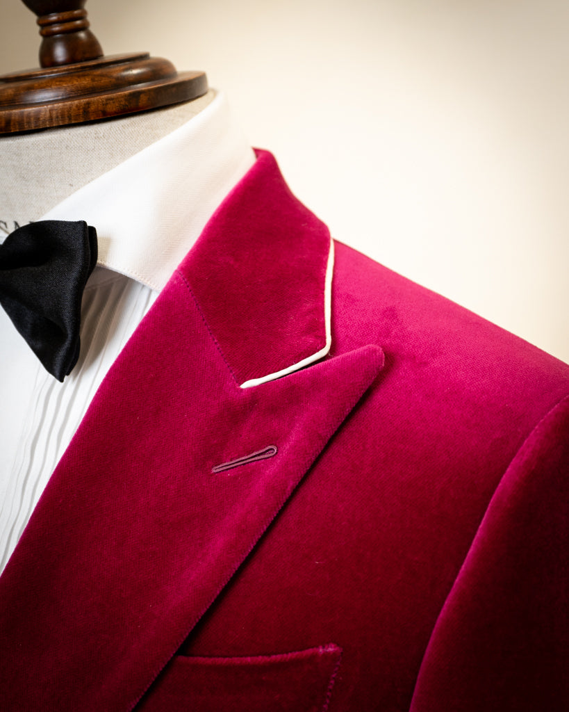 Raspberry Pink Velvet Jacket