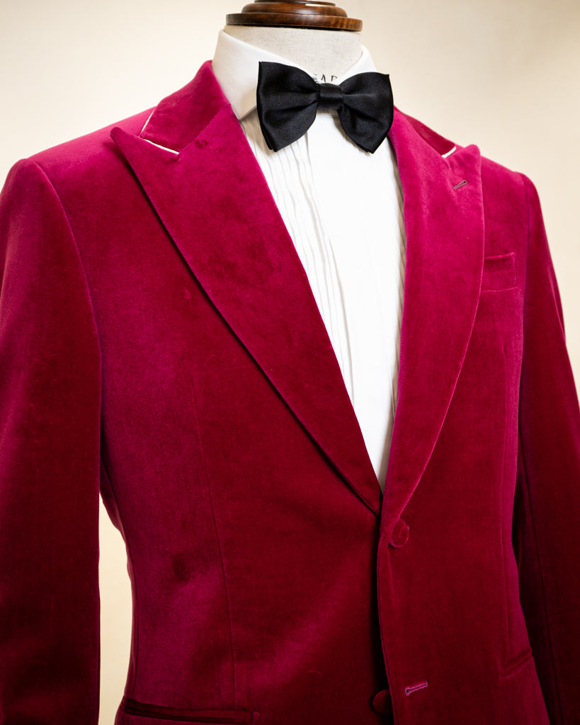 Raspberry Pink Velvet Jacket
