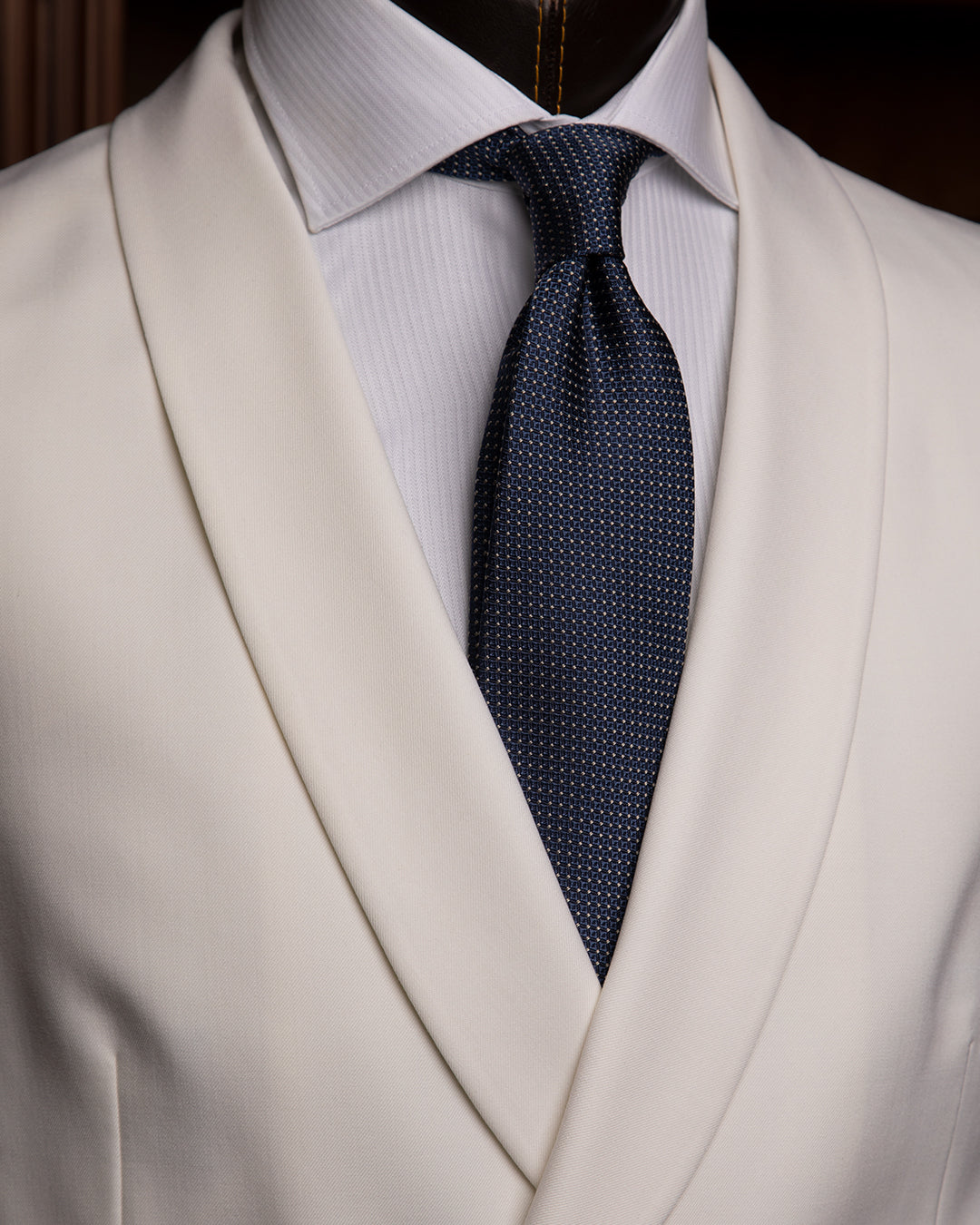 Gilet Bianco Sciallato