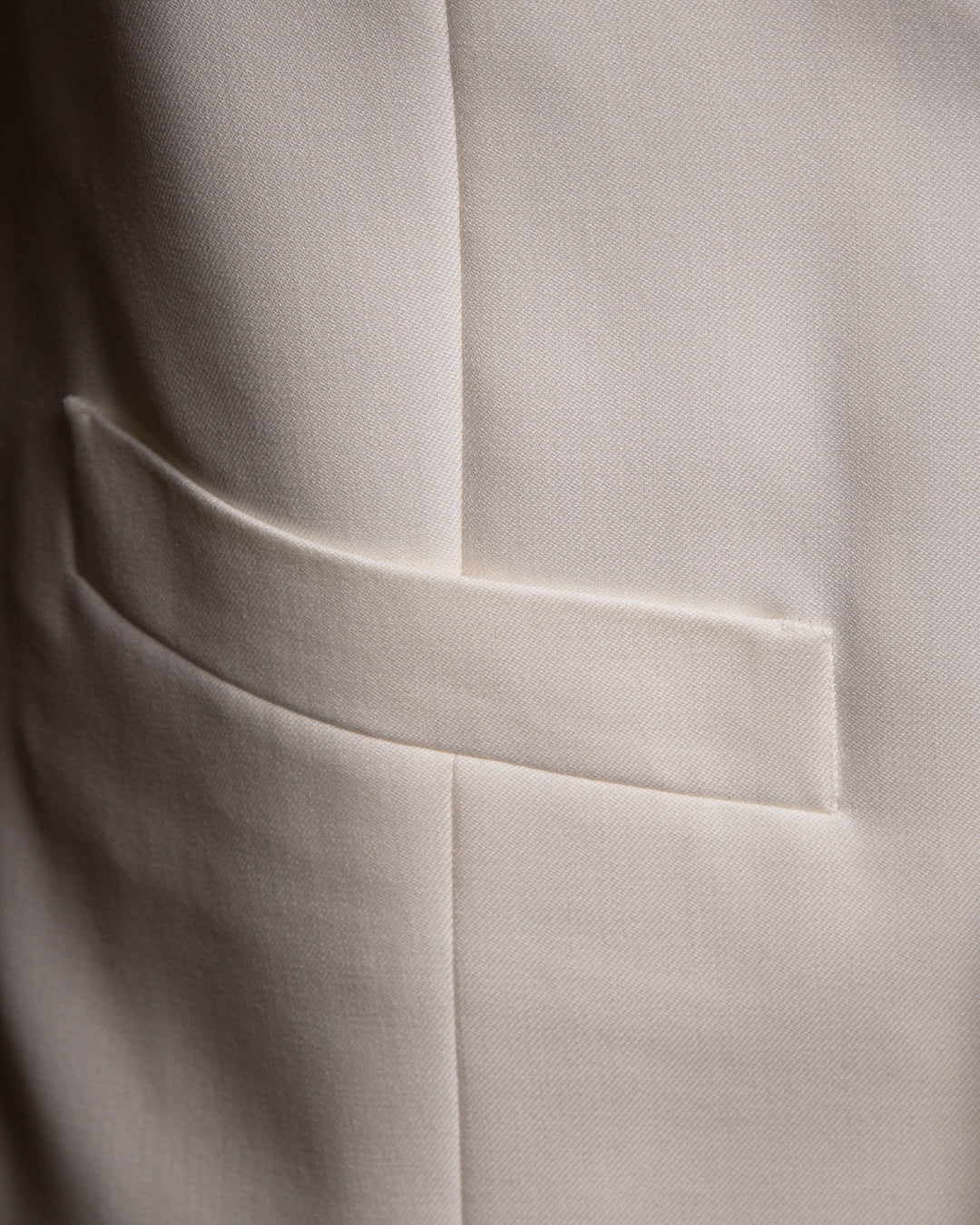 White Shawl Waistcoat
