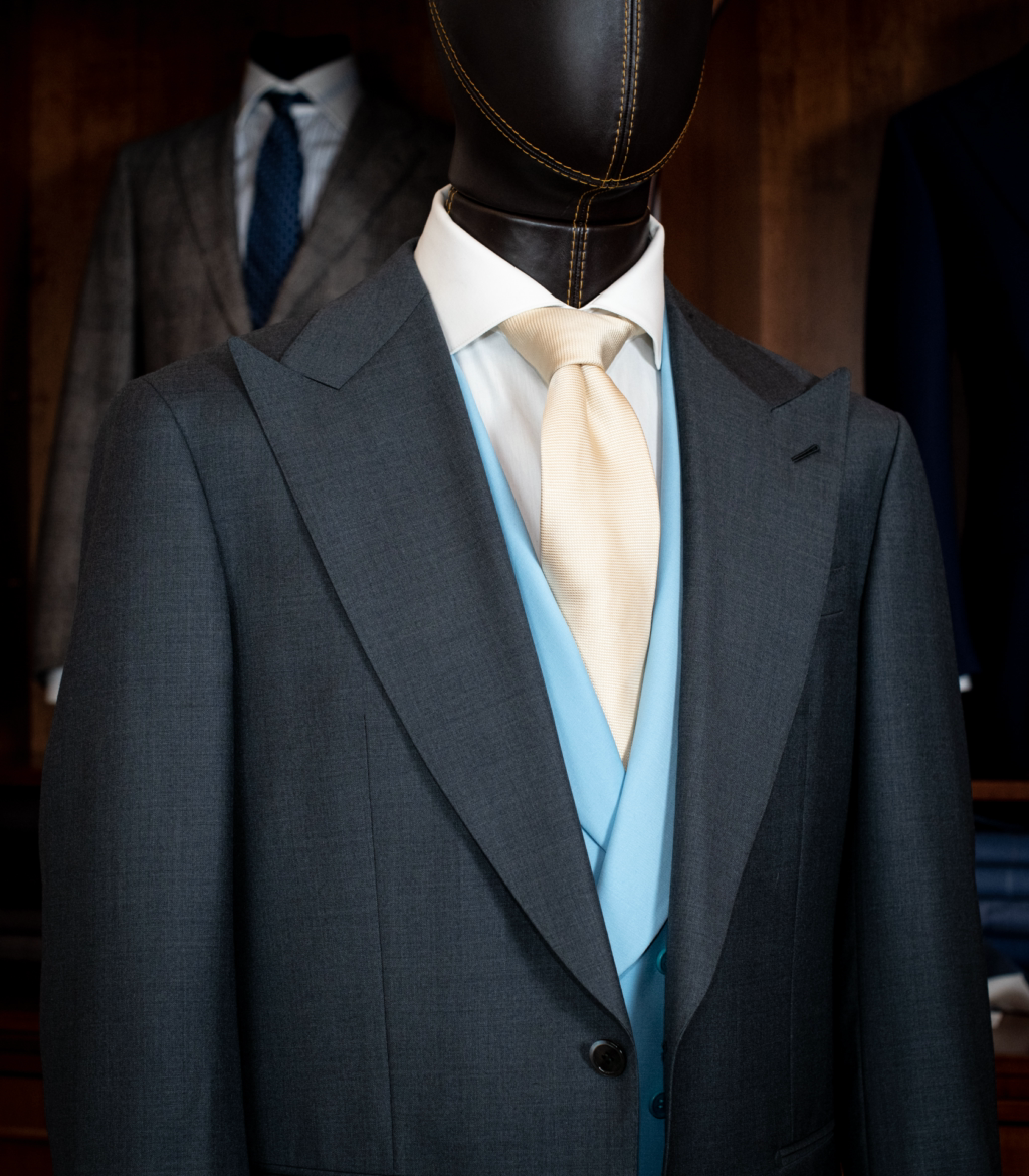 Gilet Sciallato Doppiopetto Turchese
