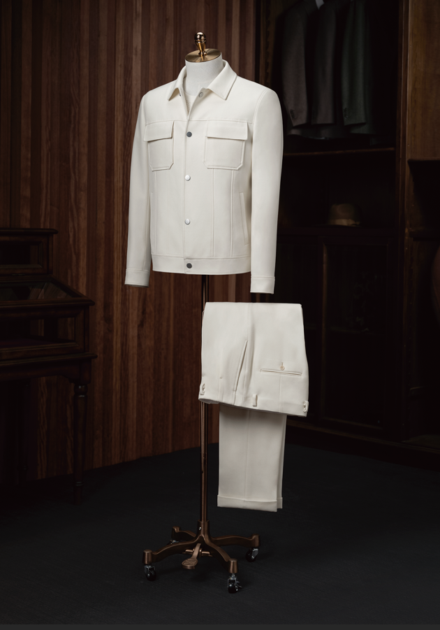 Cream White Sport Overshirt