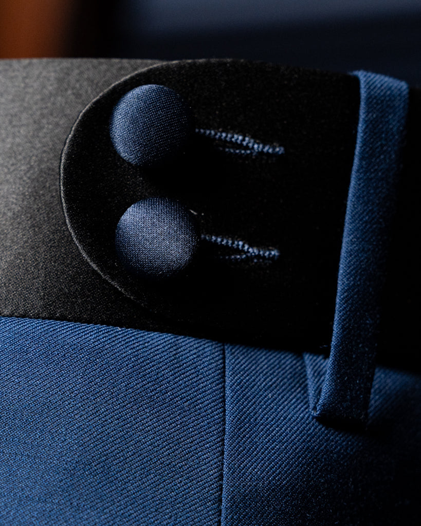 Pantalone Da Vinci Smoking Blu Pavone