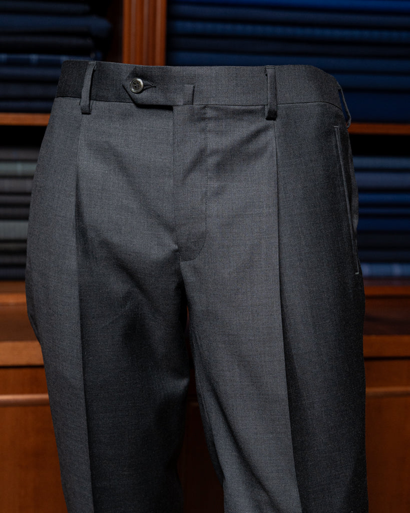 Pantalone Tiziano Grigio Fumo di Londra