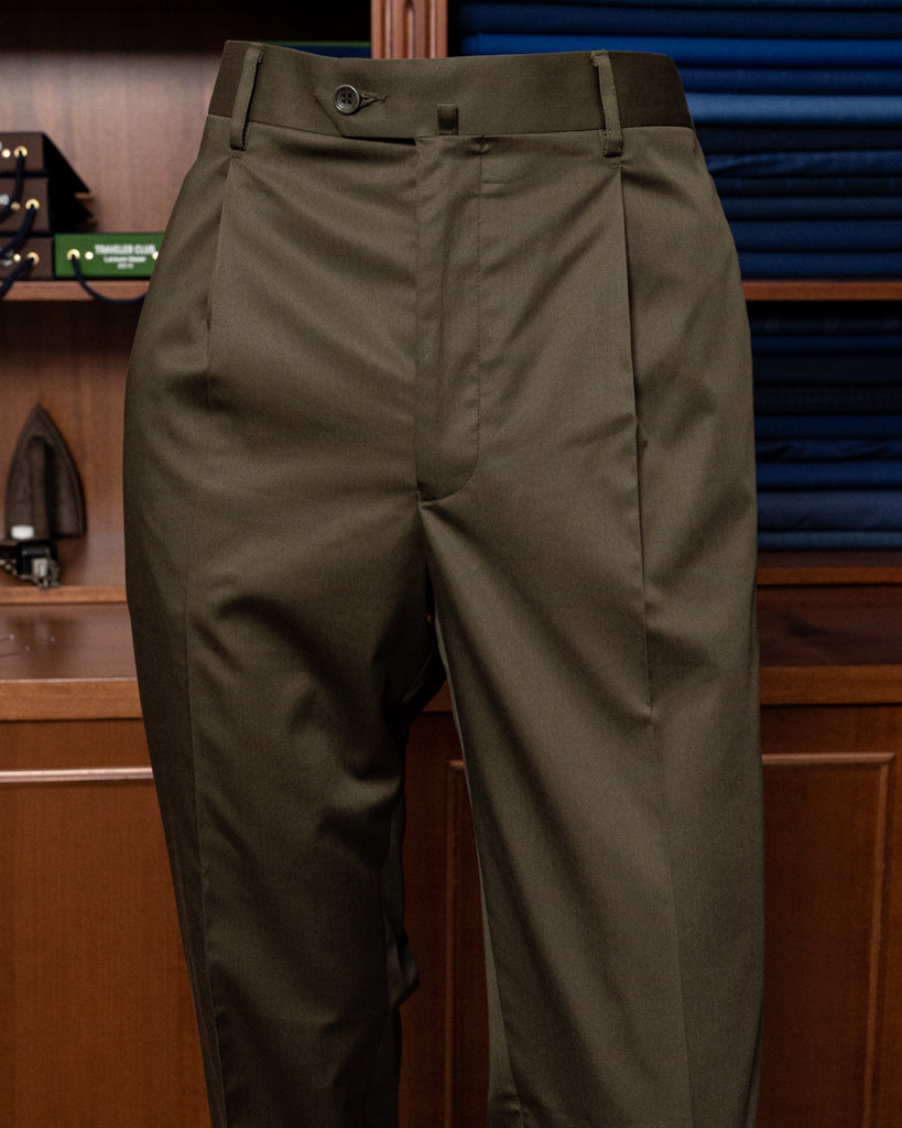 Pantalone Tiziano Verde Fango