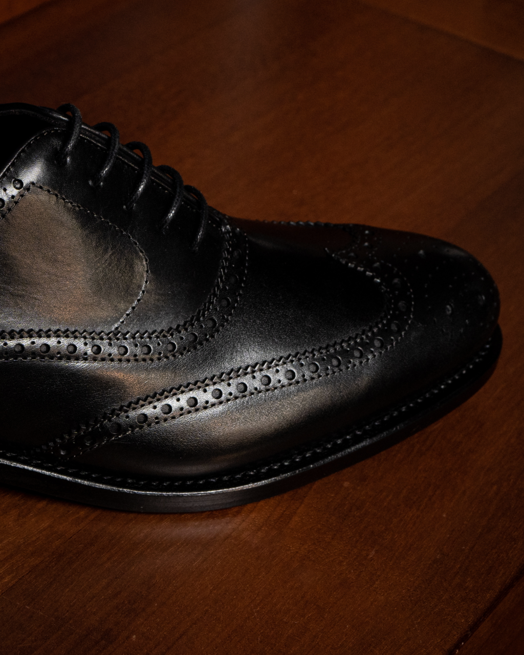 Black Full Brogue Shoe