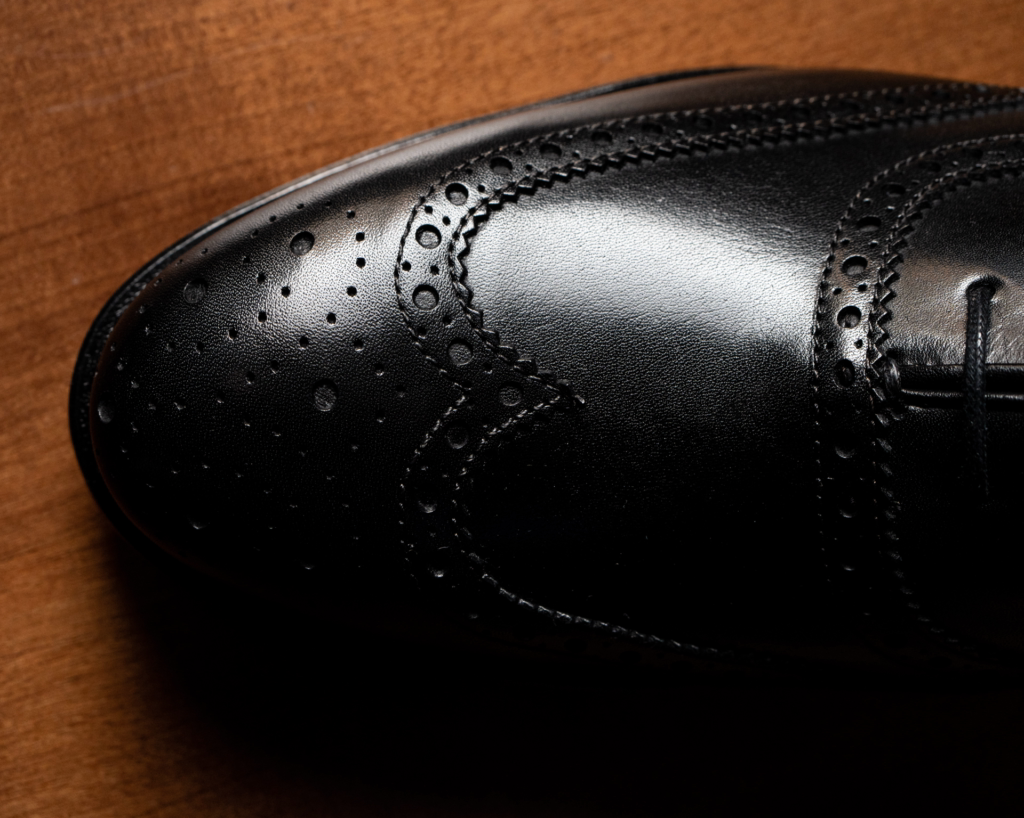 Black Full Brogue Shoe