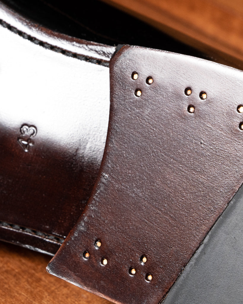 Zurich Whole Cut Shiny Black Shoe