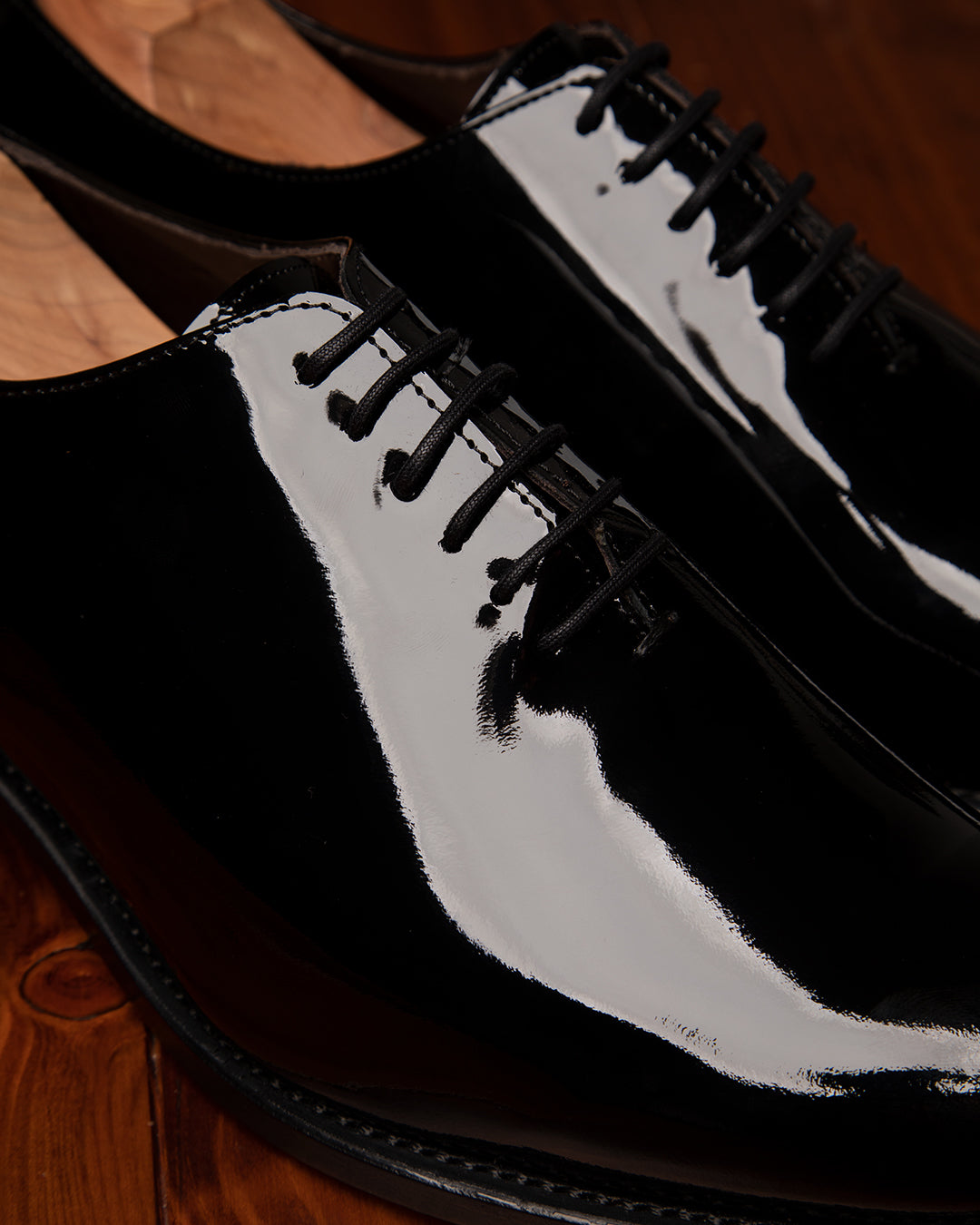 Scarpe One Piece Nero Lucido