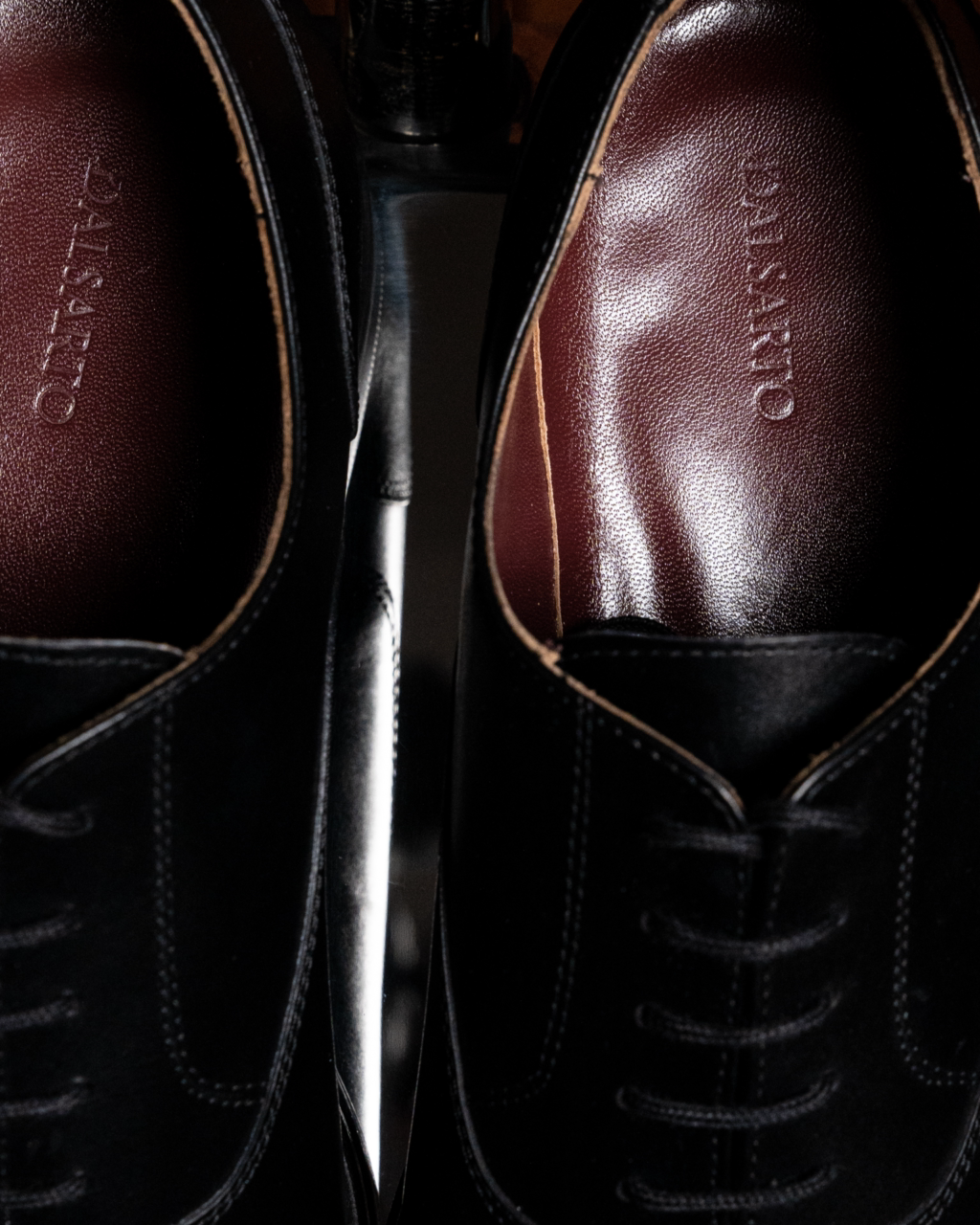 Matte Black Oxford Shoe