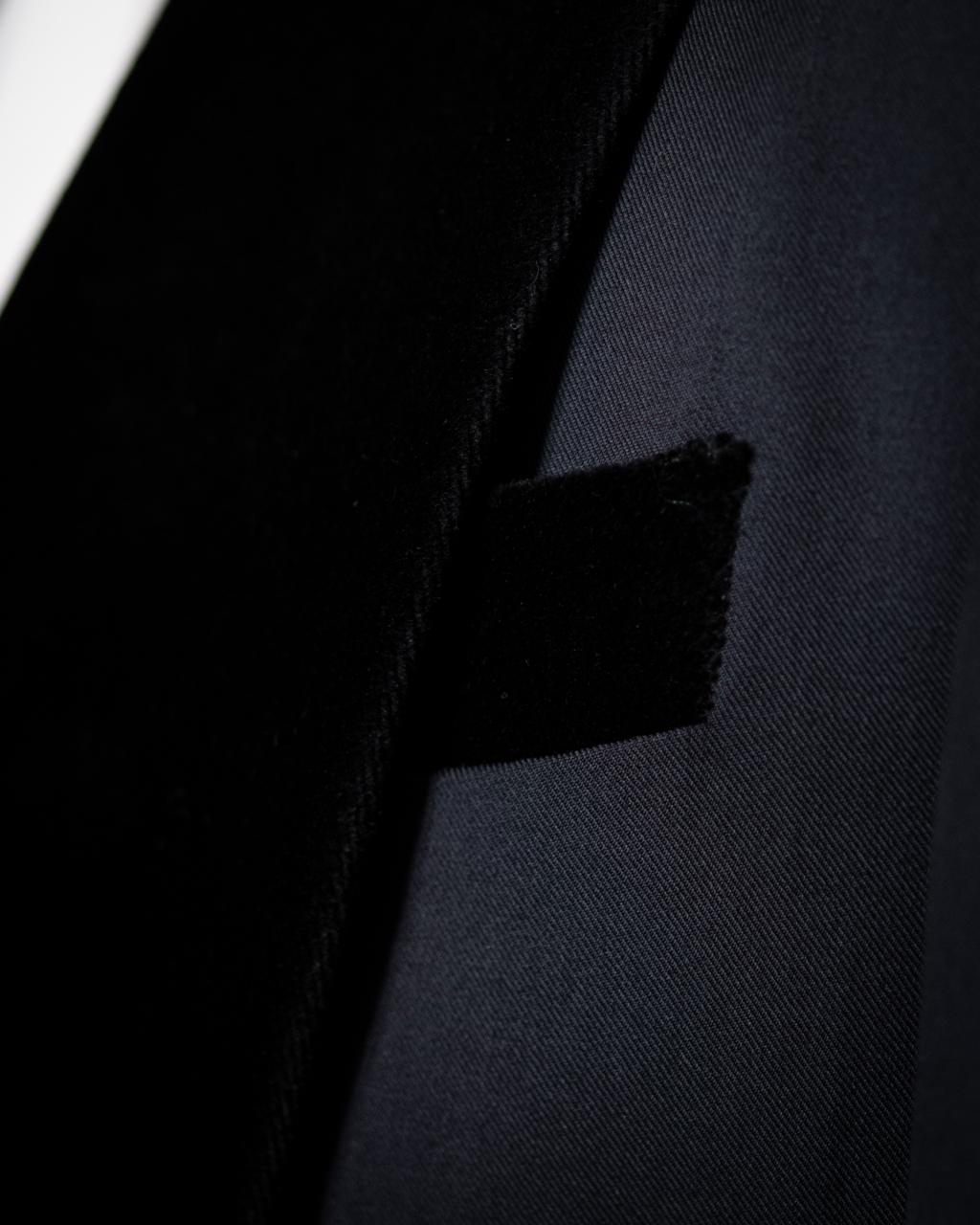 Smoking Caravaggio Nero Matte con Velluto