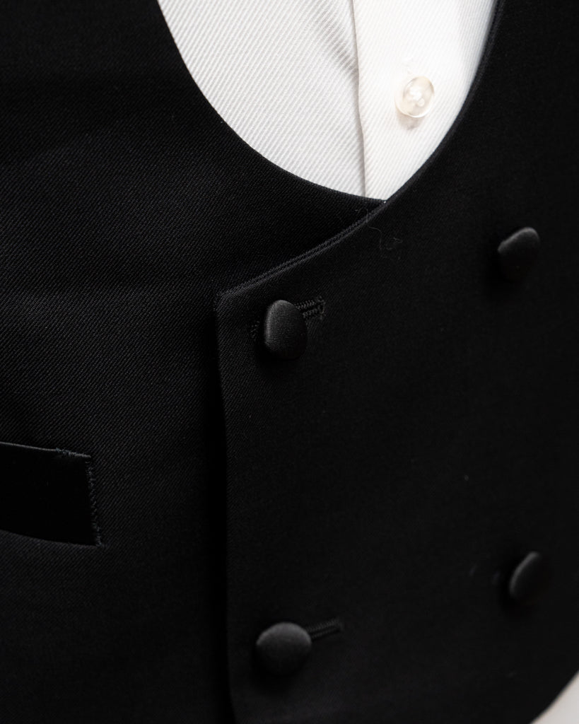 Smoking Donatello Open Blue con Gilet Nero