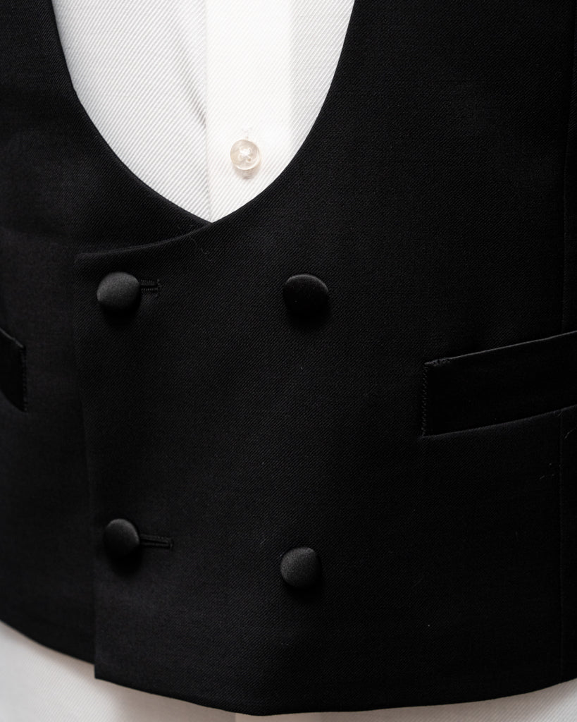 Smoking Donatello Open Blue con Gilet Nero