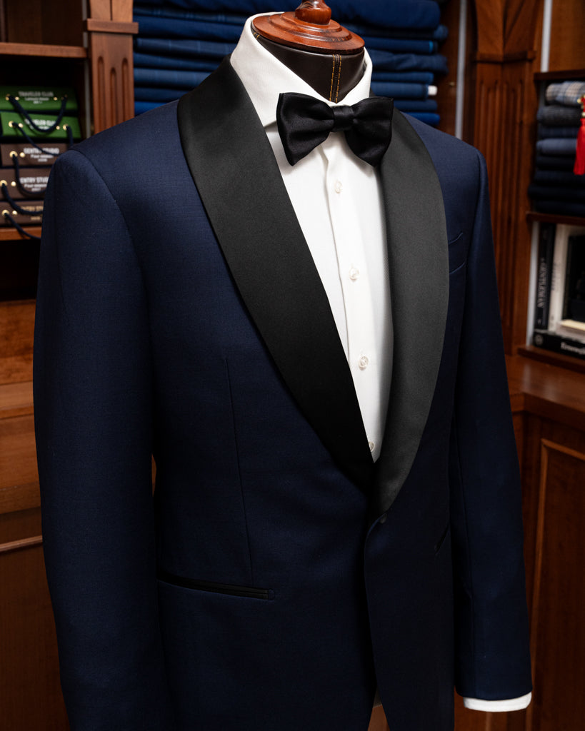 Smoking Donatello Open Blue con Gilet Nero