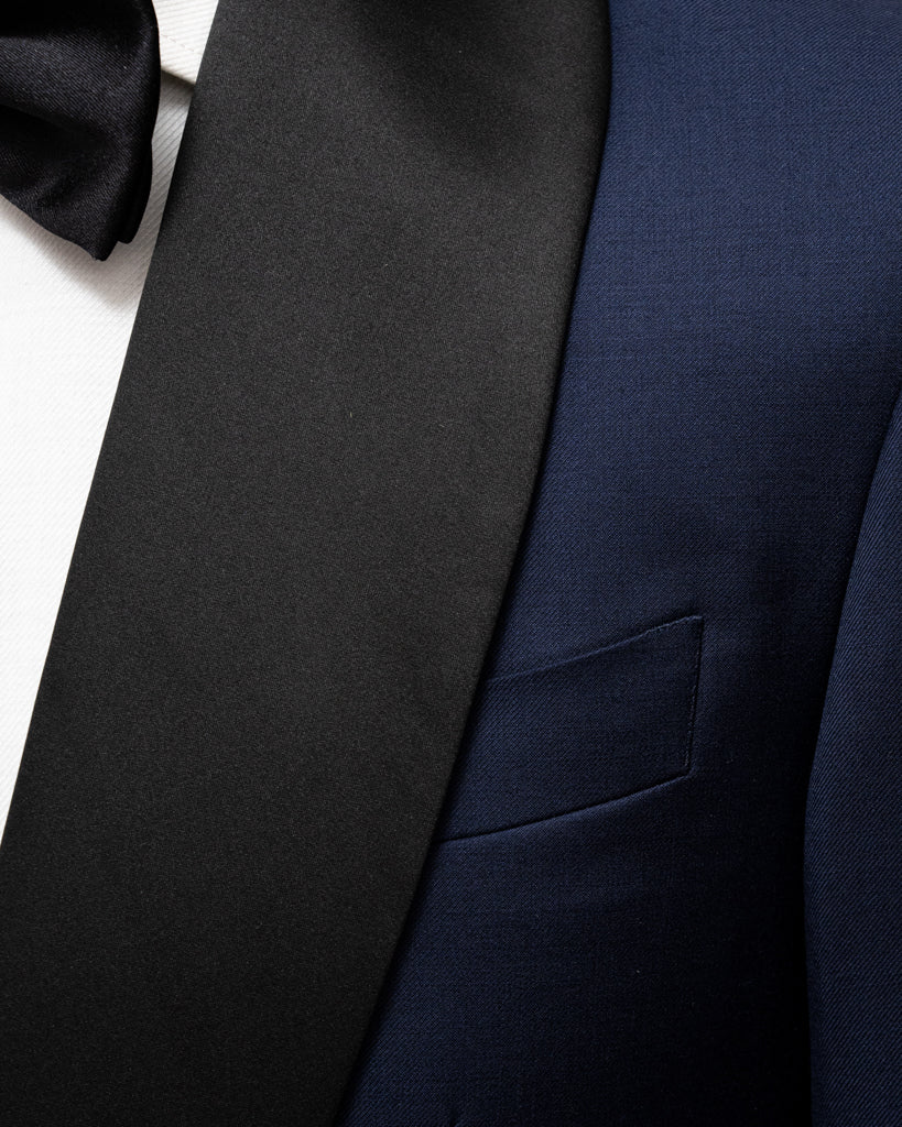 Smoking Donatello Open Blue con Gilet Nero