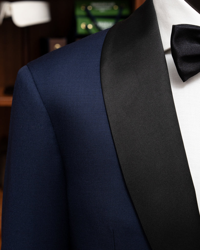 Smoking Donatello Open Blue con Gilet Nero