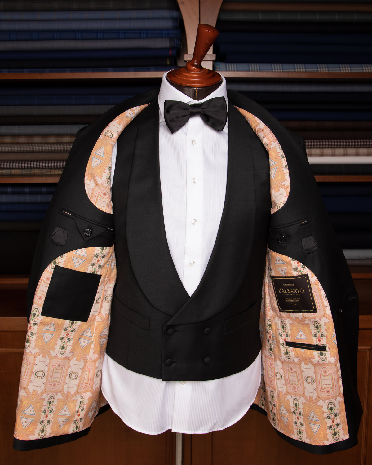Smoking Donatello Nero Unito con Gilet