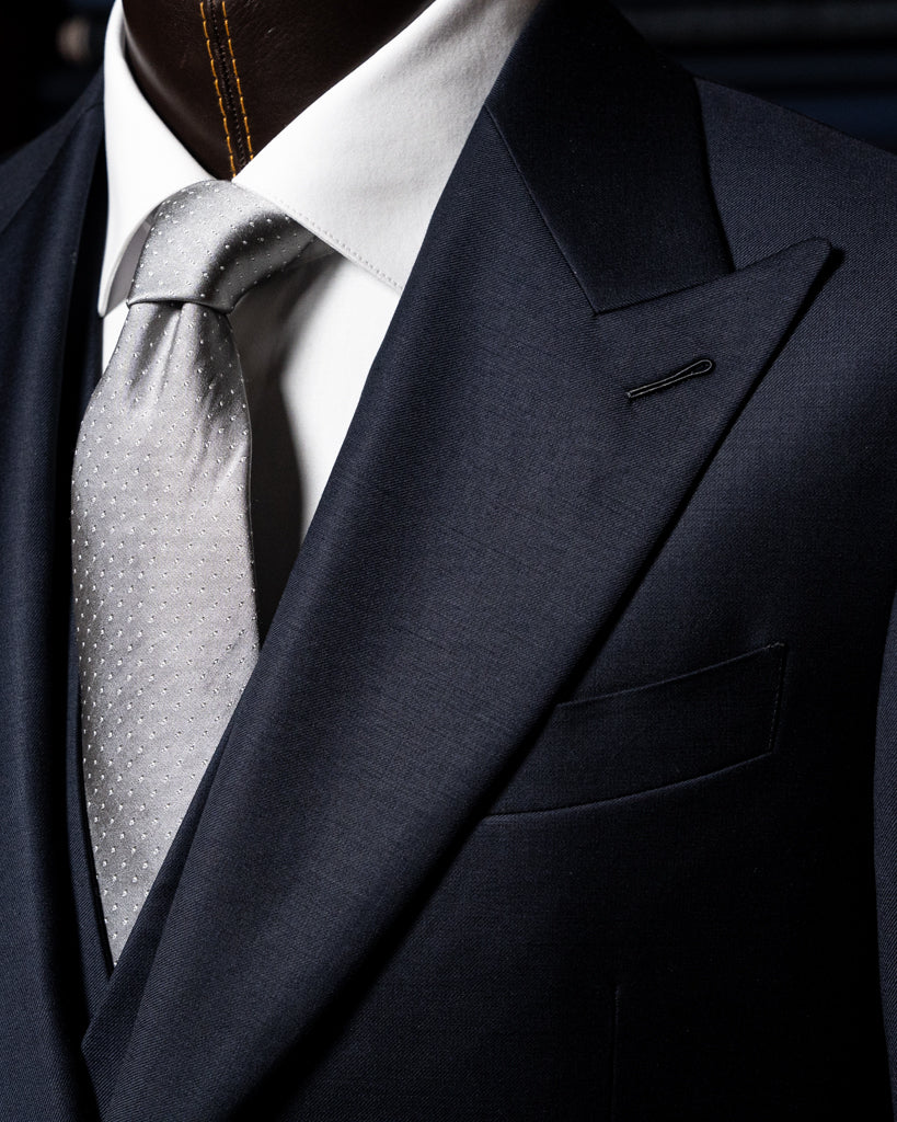 Bernini Navy Blue Suit with Vest