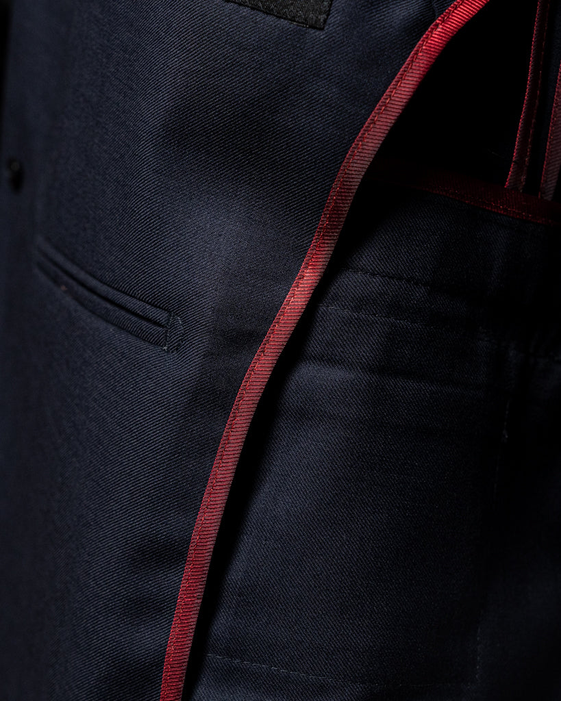 Bernini Navy Blue Suit with Vest