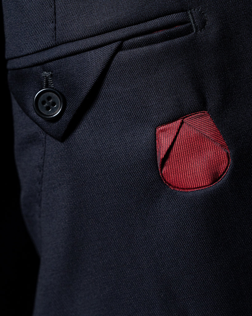 Bernini Navy Blue Suit with Vest