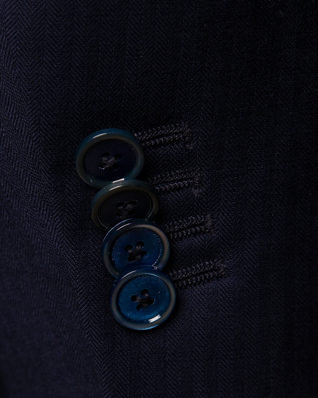 Abito Perugino Blu Scuro Spinato