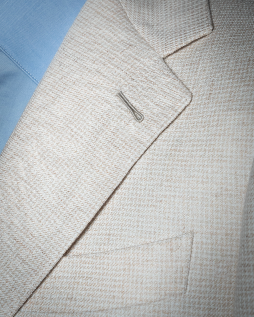 Giotto Houndstooth Cream Suit