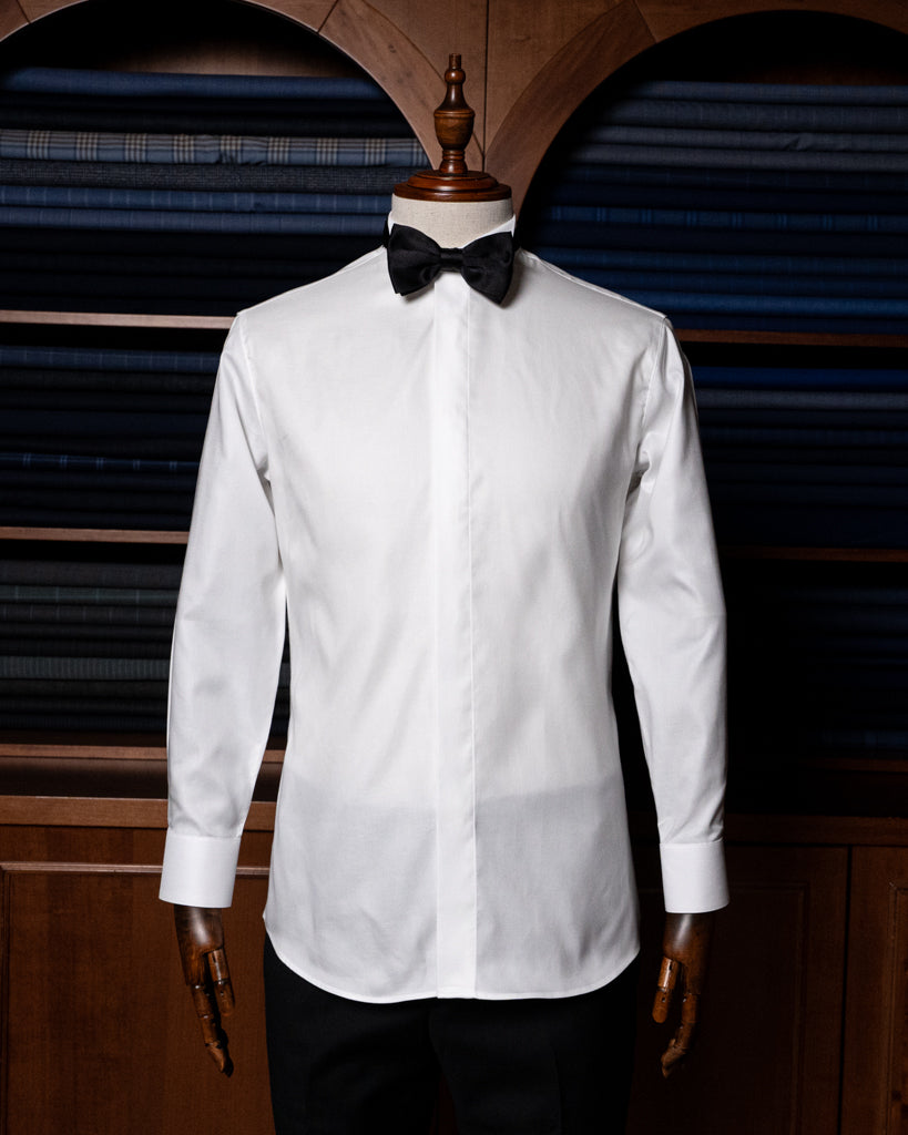 Camicia Cerimonia Bianco Tuxedo