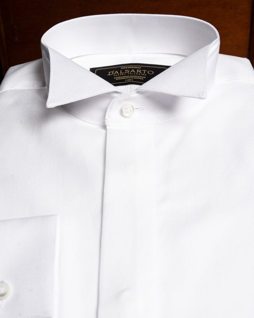 Camicia Cerimonia Bianco Tuxedo