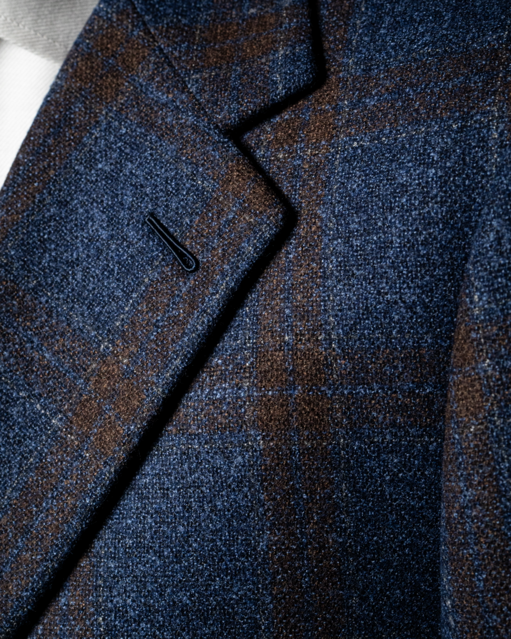 Giacca Giotto Blu con Quadri Rame