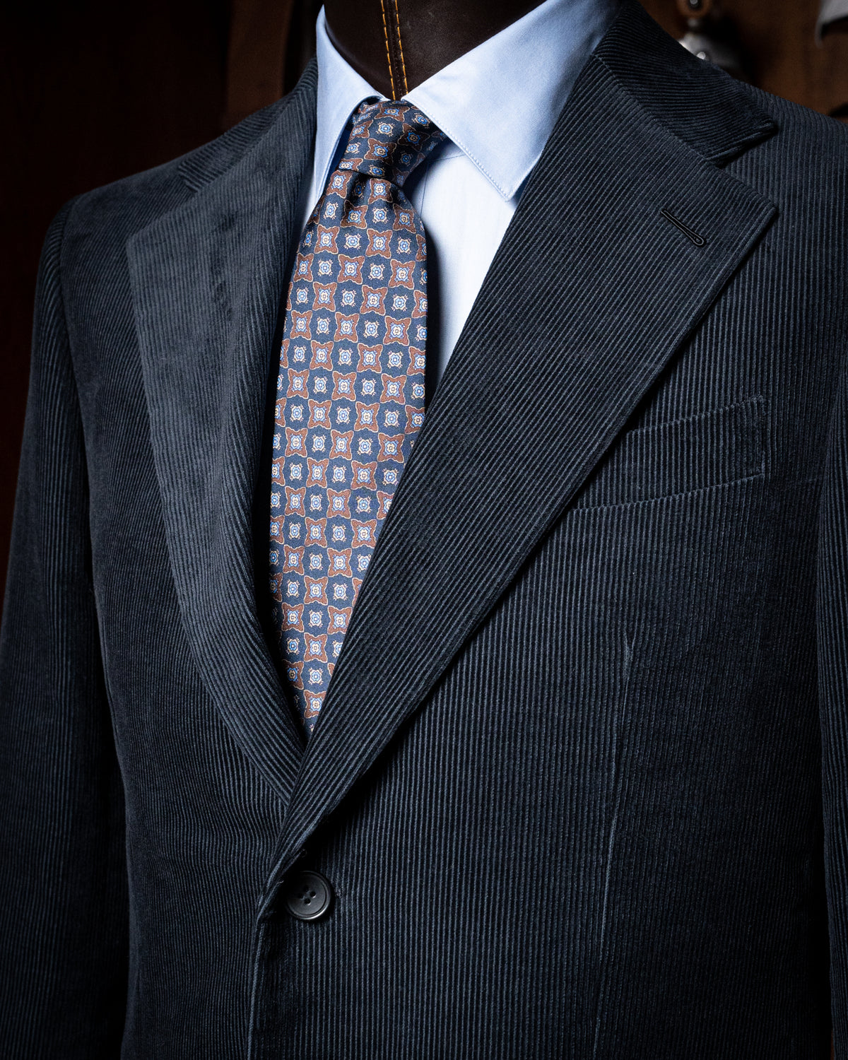 Giotto Blue Corduroy Jacket