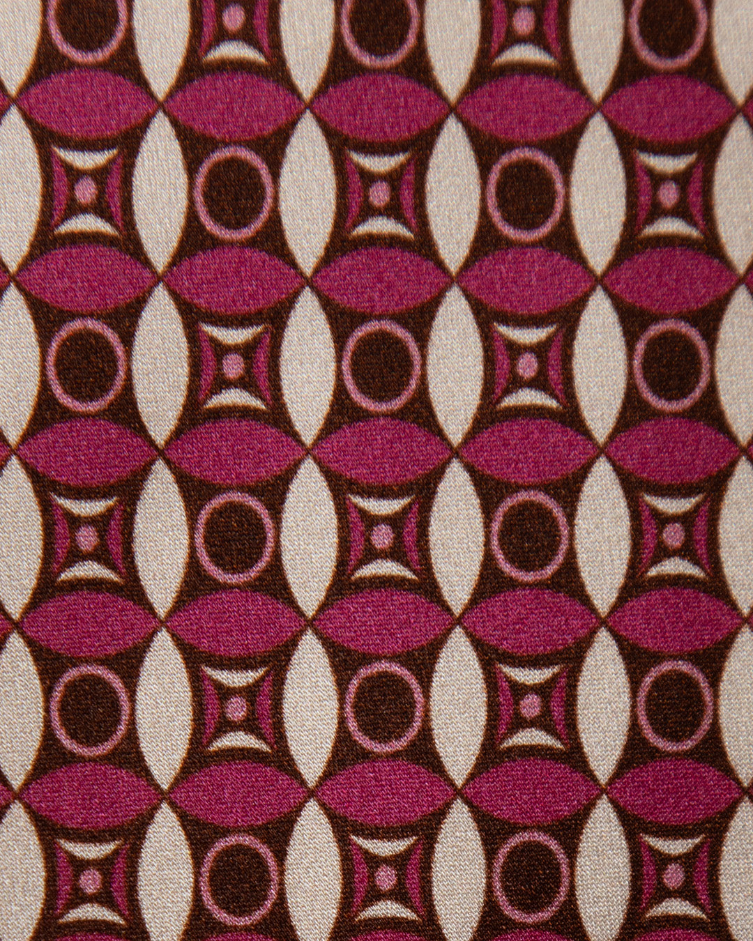 Cravatta Rosa e Arancio con Mosaico Geometrico