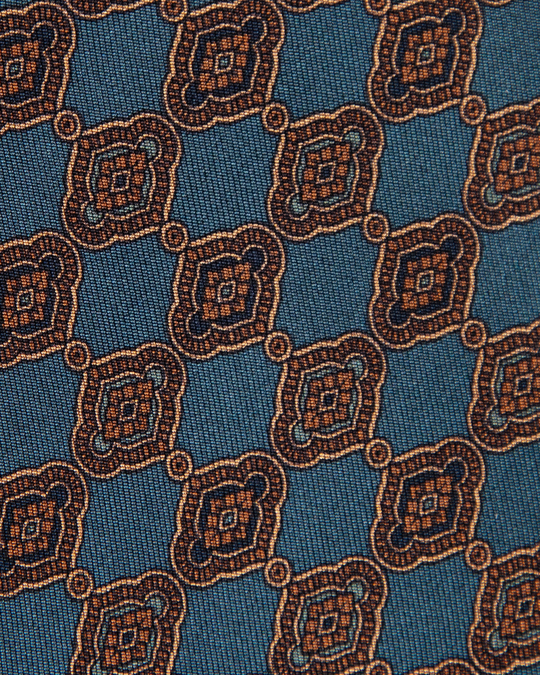 Sugar Paper Tie with Gold Grid and Bronze details