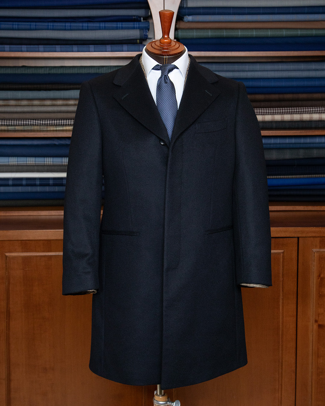 Cappotto Blu Lana Cashmere
